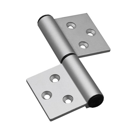 AG100-C - Hinge for indoor aluminium/wood doors - 3 holes